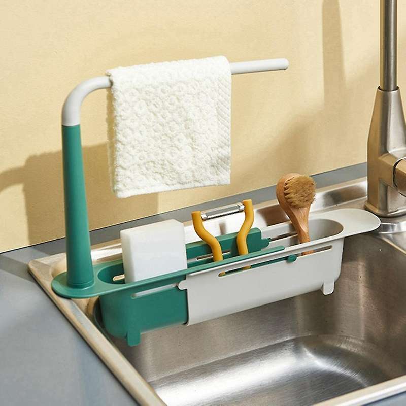 Kitchen Multi-function Sink Rack, Cloth Rack, Sink Telescopic Rack, D