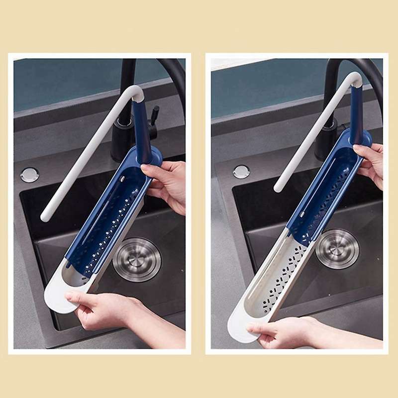 Kitchen Multi-function Sink Rack, Cloth Rack, Sink Telescopic Rack, D