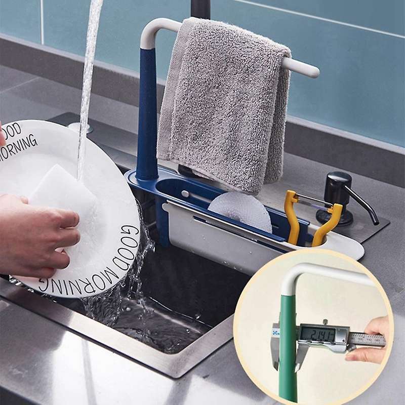 Kitchen Multi-function Sink Rack, Cloth Rack, Sink Telescopic Rack, D