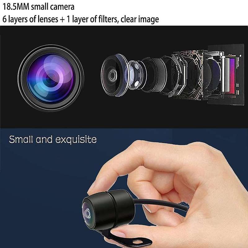 Car Backup Camera Mini Parking Camera Cmos 170 Degree Night Vision