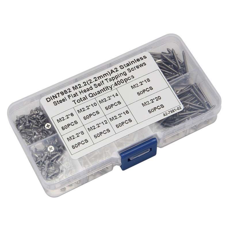 400pcs Self Tapping Screw 304 Stainless Steel