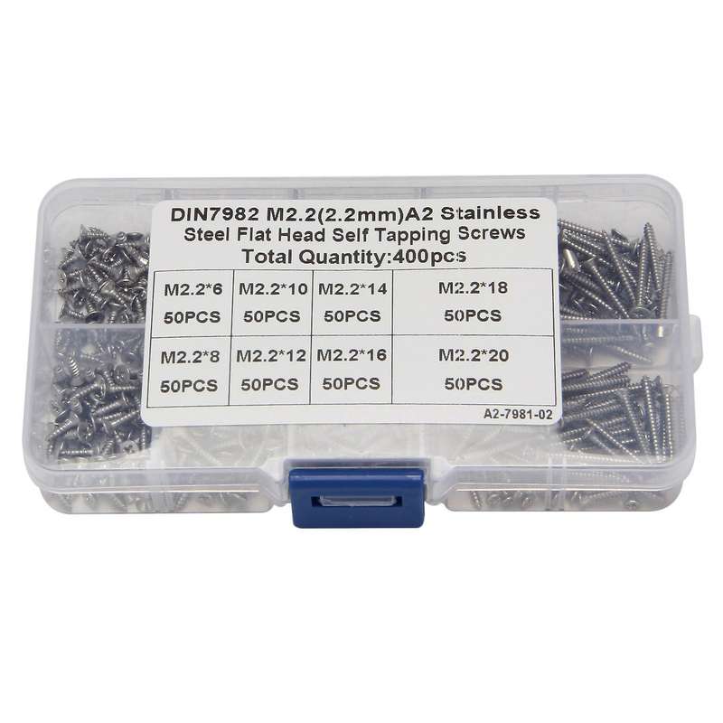 400pcs Self Tapping Screw 304 Stainless Steel