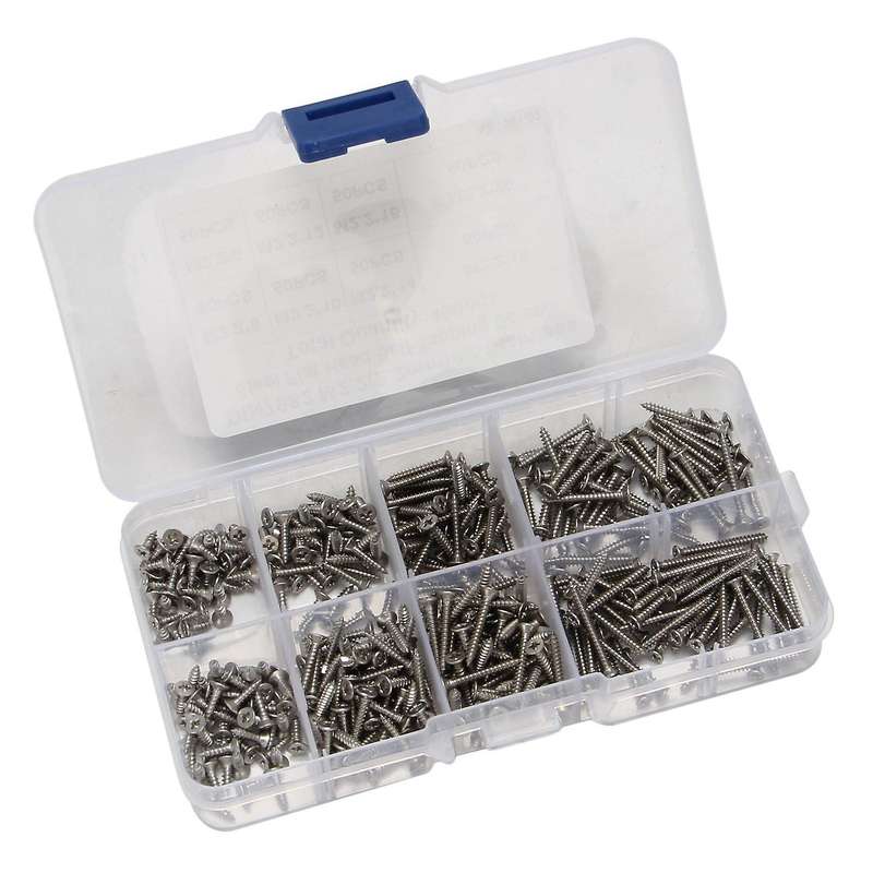 400pcs Self Tapping Screw 304 Stainless Steel