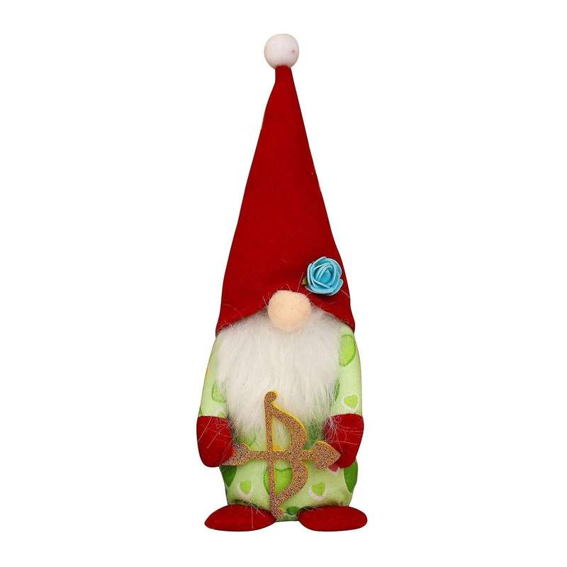Valentines Gnomes Plush Decorations - Figurines Table Decor Gifts, A