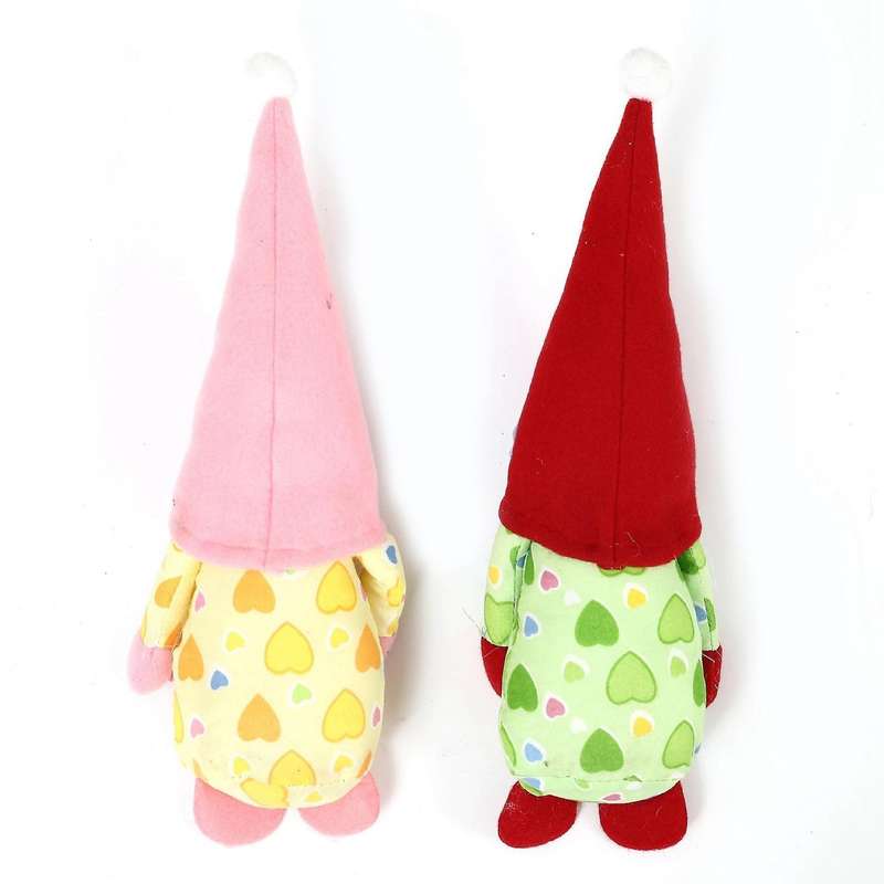 Valentines Gnomes Plush Decorations - Figurines Table Decor Gifts, A