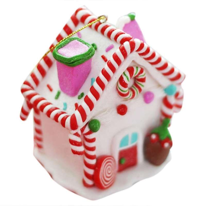 Soft Clay Decoration Ornaments Christmas Window Scene Layout Props D