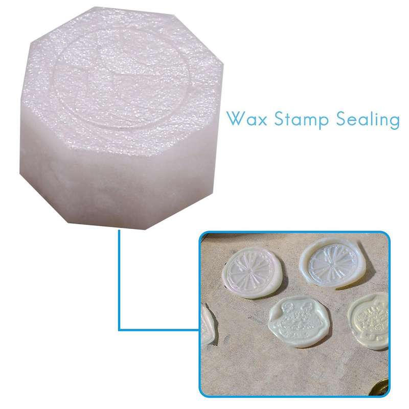 200pcs Pearl White Sealing Wax Beads Kit for Greeting Card Stamp