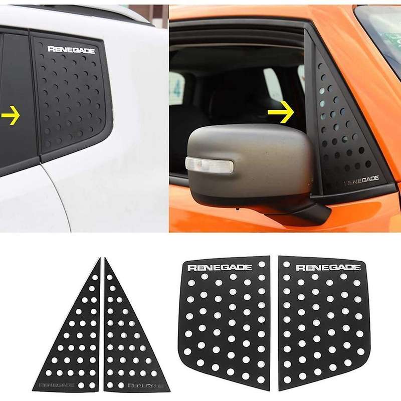 Car Window Decorative Cover Trims, Front and Rear Window