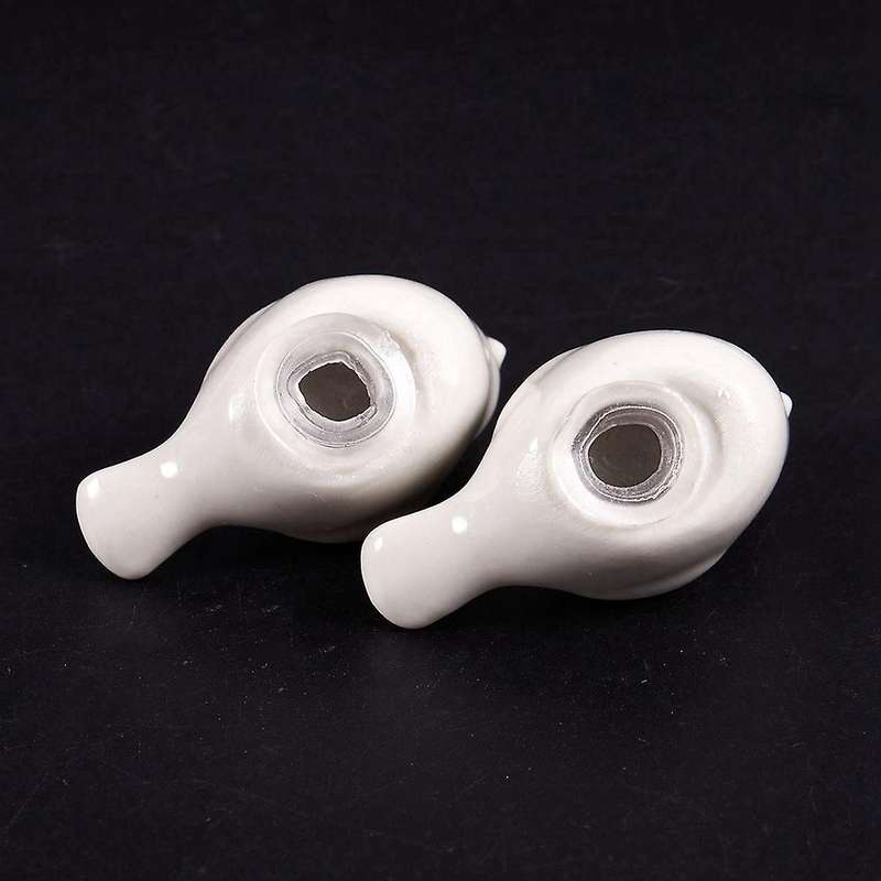 2 Set Of Love Birds Ceramic Salt and Pepper Shakers Favors - White