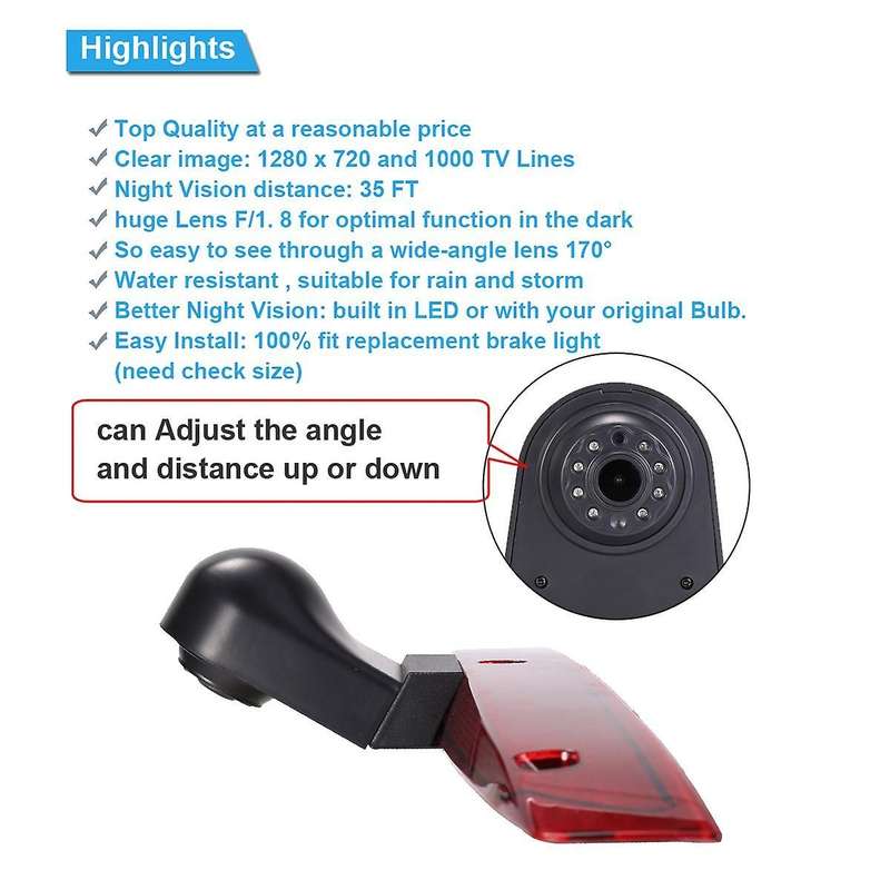 Car High Brake Light Camera Rear View Camera for Mercedes-benz