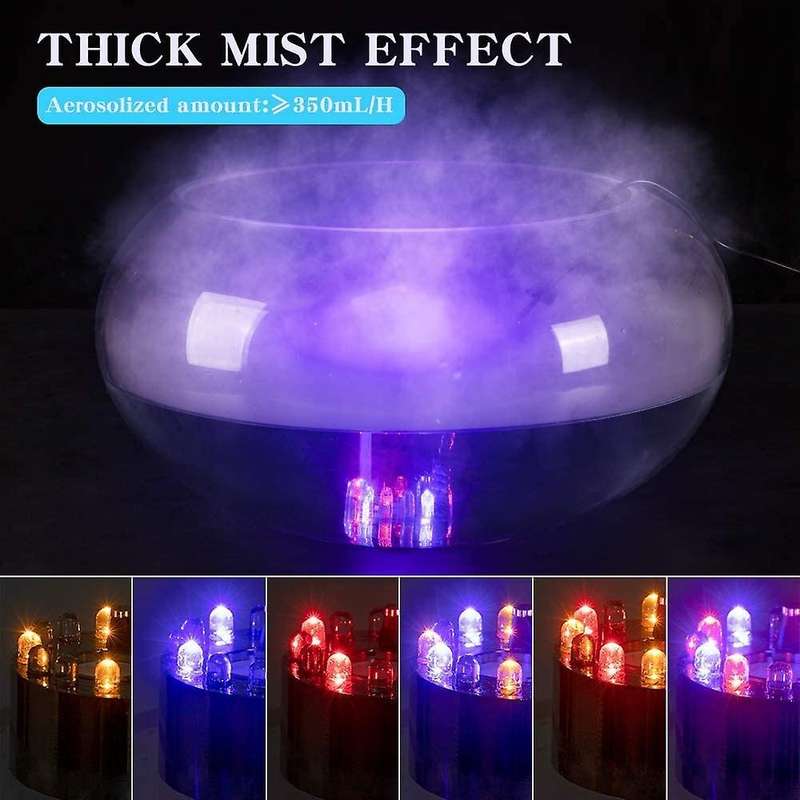 Mist Maker with Led Light, Fish Tank Accessories for Fountain Planted