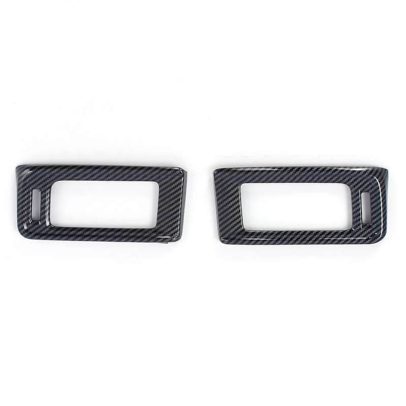 Car Interior Accessories Carbon Fiber Abs Car Ac Vent Cover Trim