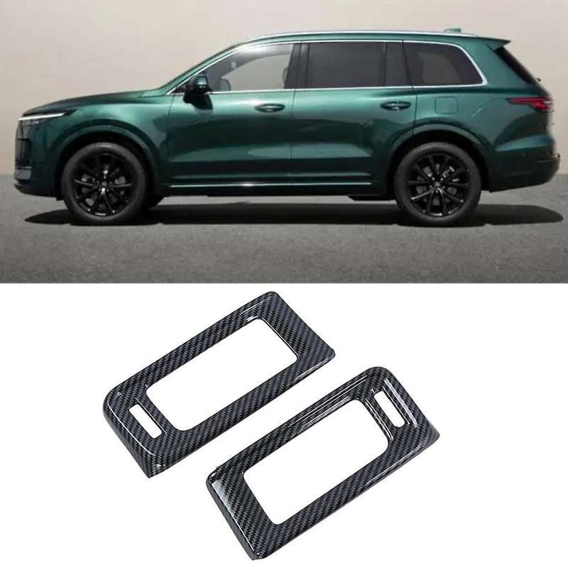Car Interior Accessories Carbon Fiber Abs Car Ac Vent Cover Trim