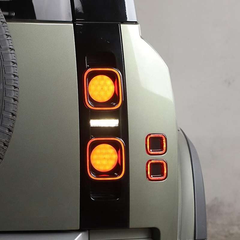 Blackened Tail Lamp Cover for Land Rover Defender 2020-2022