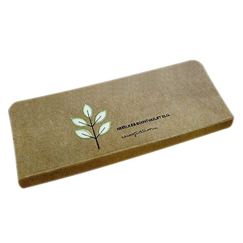 Brown Luminous Home Non-slip Embroidery Self-adhesive Carpet