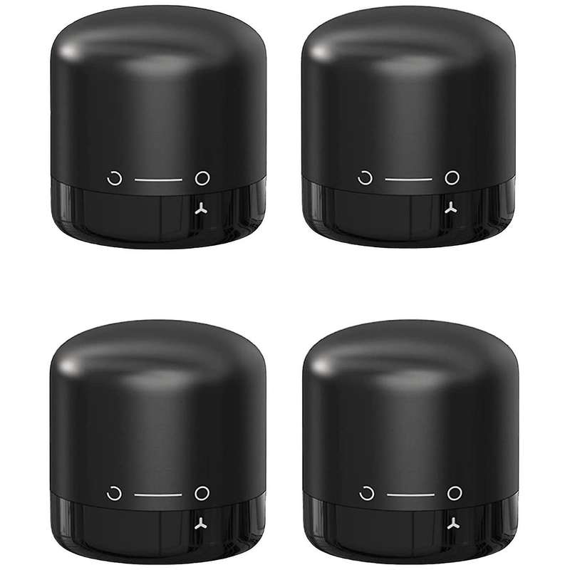 Wine Bottle Stopper Reusable Plastic & Silicone Set Of 4,wine Stopper
