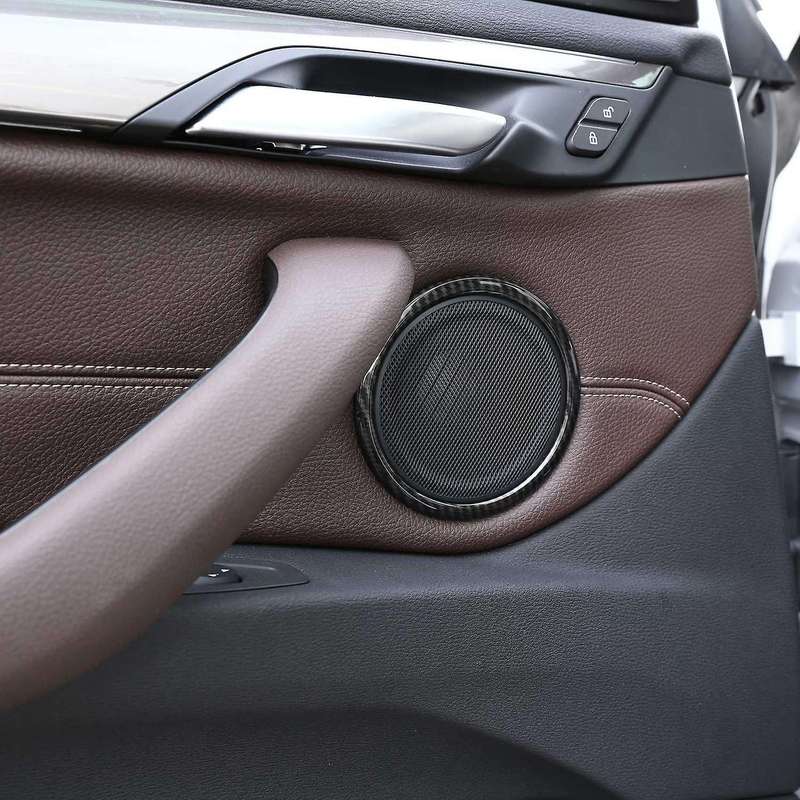 For Bmw 2 Series 2014-2019 Car Rear Horn Ring Cover Trim Accessories