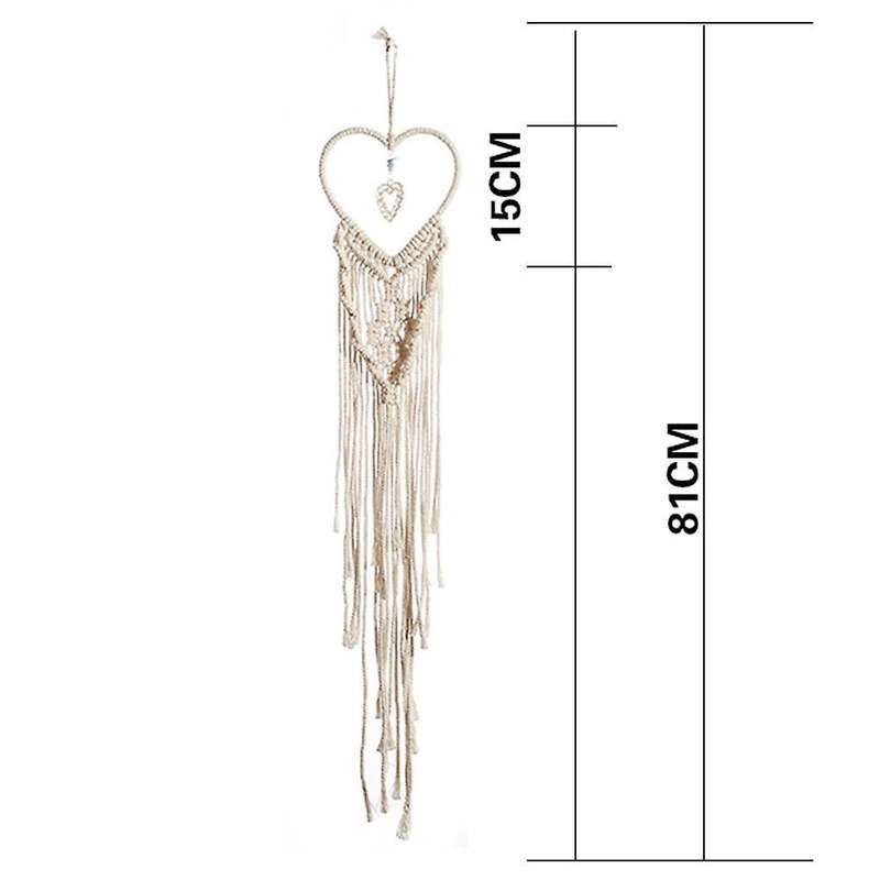 Macrame Dream Catchers Heart Design Boho for Party Home Decor Gift