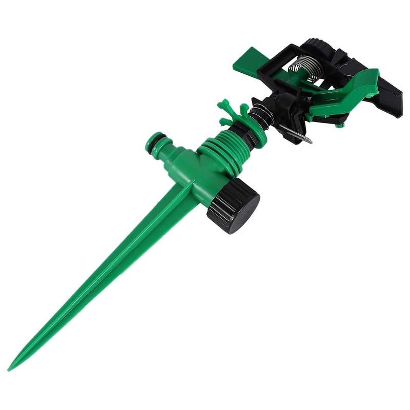 2x 360 Rotating Water Sprinkle Lawn Impulse Nozzle Watering Tool