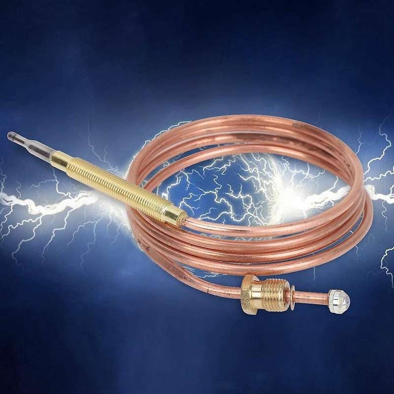 Universal Gas Stove Thermocouple with 5pcs Nuts Heating Gas Burner