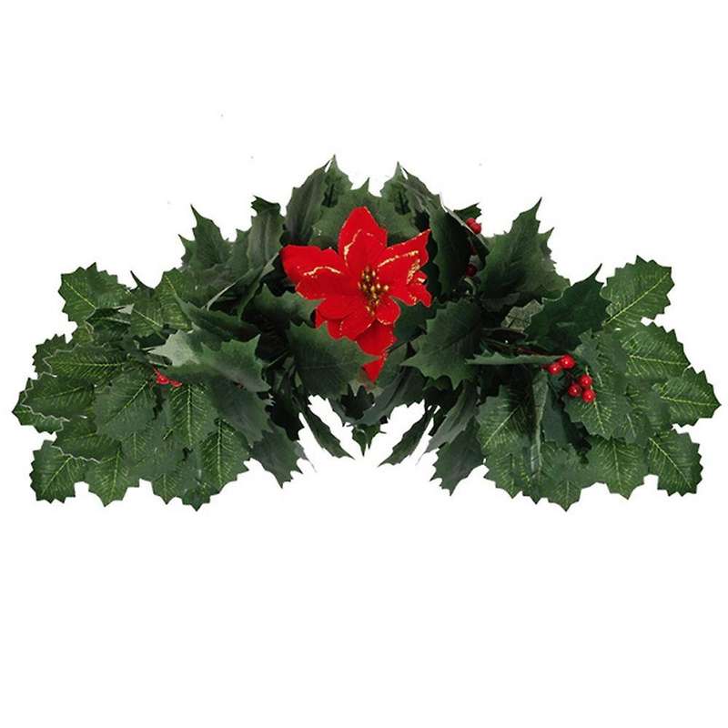 Christmas Artificial Red Pine Needles Door Decor Home Hotel Pendant B
