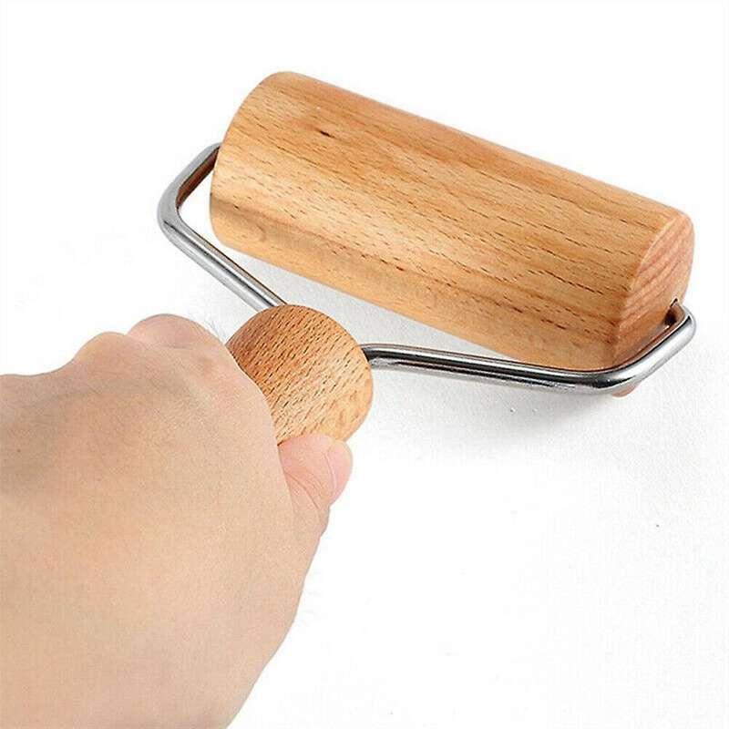 Wooden Rolling Pin Dough Roller Non-stick Baking Gourmet Tool