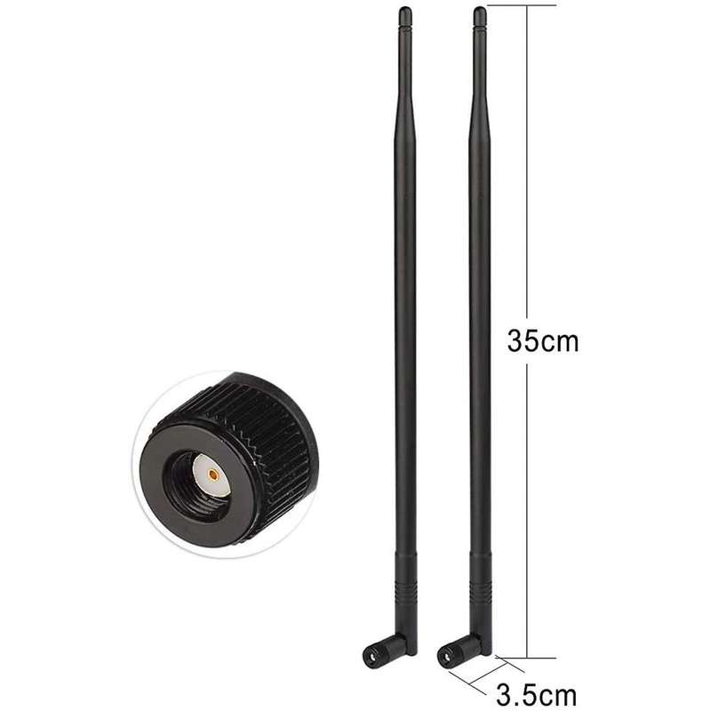 Wifi Antenna 12dbi 2.4ghz for Wireless Network Router Etc 2-pack