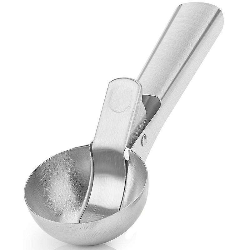 Stainless Steel Ice Cream Scoop, with Comfortable Antifreeze Handle