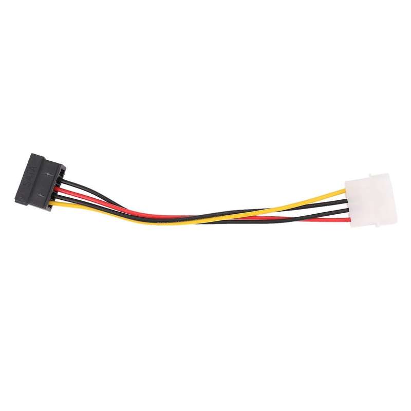 Sata Power Female to Molex Male Adapter Converter Cable, 6-inch