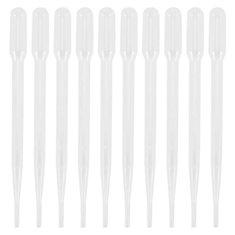 10x Disposable Plastic Eye Dropper Set Transfer Graduated Pipettes