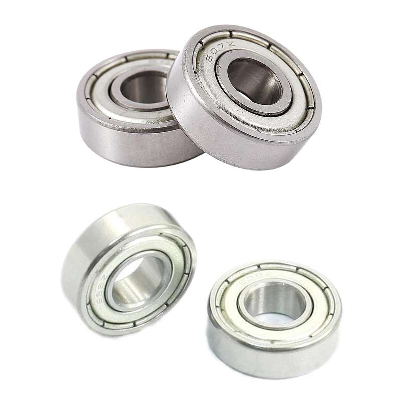 10 Pieces 607zz 19 X 7 X6mm Sealed One Row Deep Metal Ball Bearings