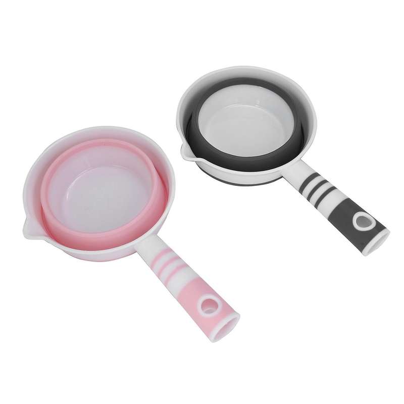 2 Pack Foldable Water Ladle, Collapsible Water Scoop Dipper