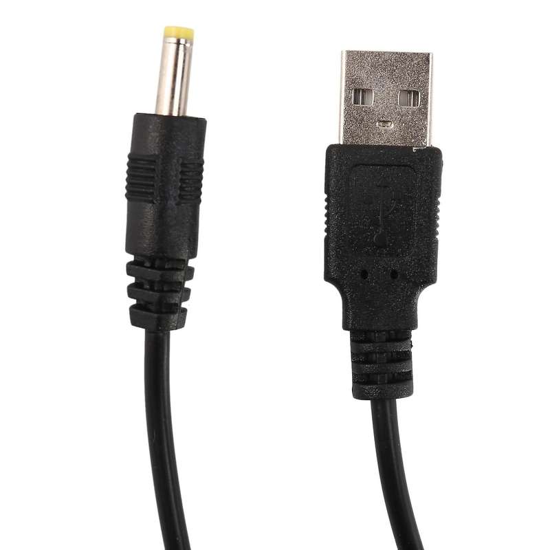 High Speed Usb 2.0 A Male to Dc 4.0mm X 1.7mm Power Cable 3ft Black