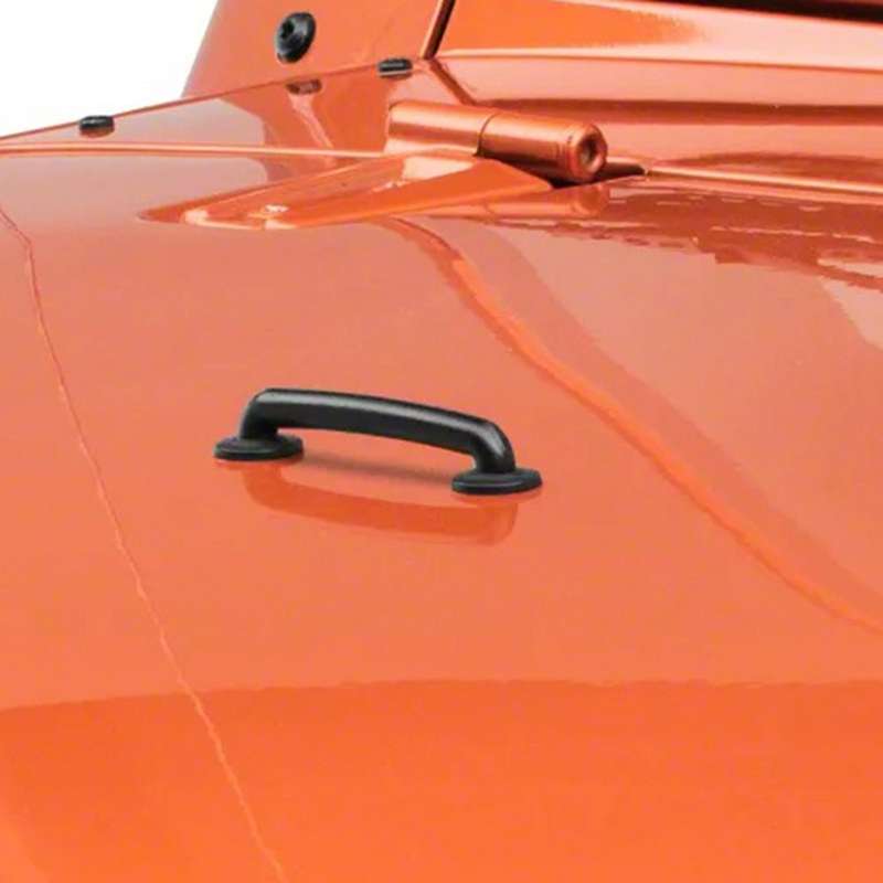 2x Hood Windshield Bracket Footman Loop - for 97-18 Jeep Wrangler Jk