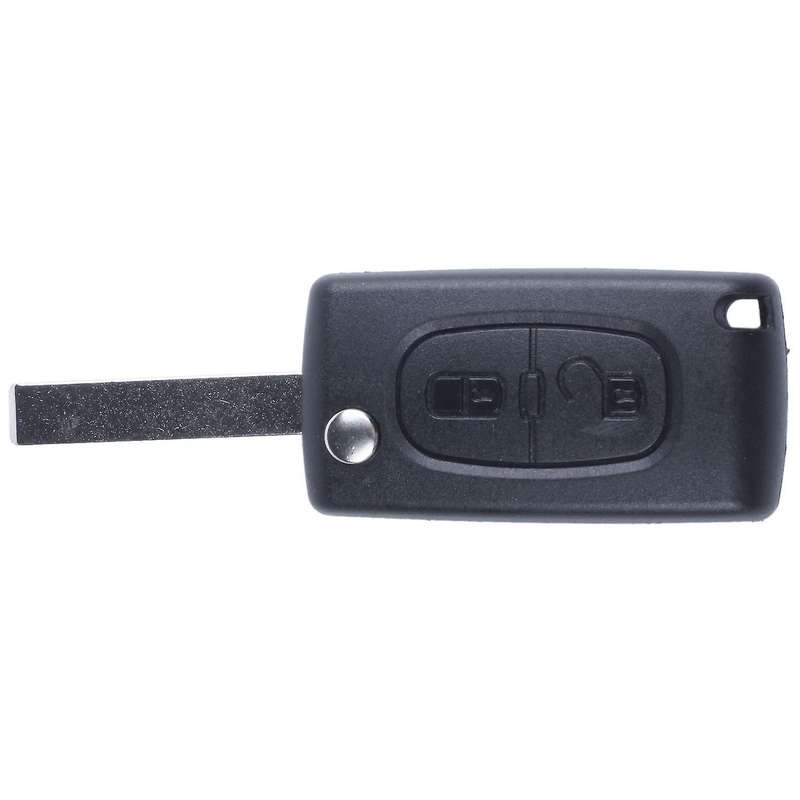 Remote Car Key Case for Citroen C2 C3 C4 C5 C6 C8 2 Buttons Black