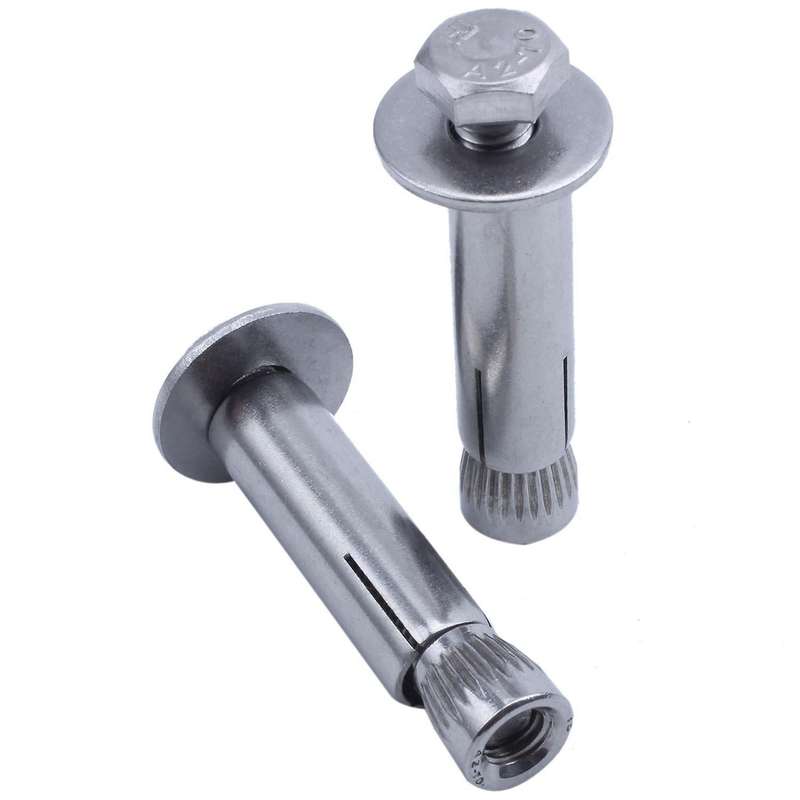 M6x40mm Repair Part Hex Head Sleeve Expansion Bolt Anchor 10pcs