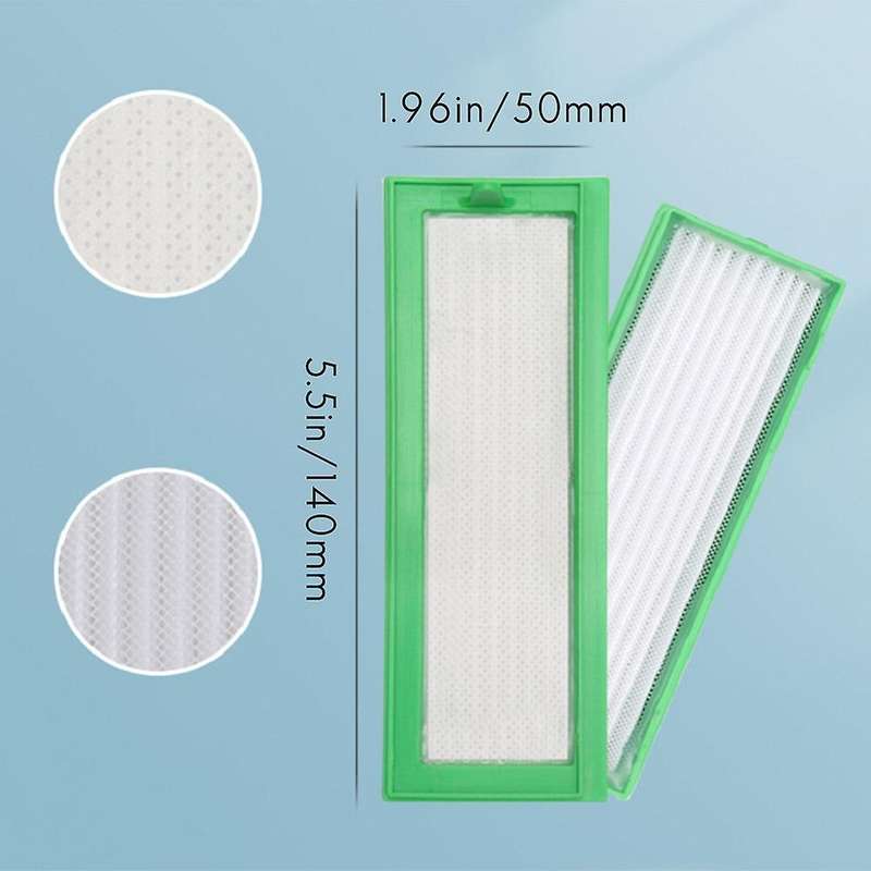 Robot Sweeper Accessory Side Brush Hepa Filter Kit for Vorwerk Vr200