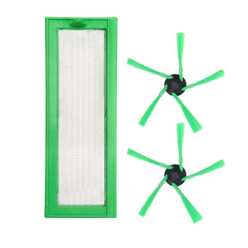 Robot Sweeper Accessory Side Brush Hepa Filter Kit for Vorwerk Vr200