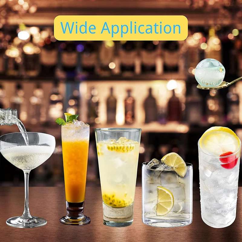 Mini Ball Ice Cube Mold with Lid -mold for Freezer Ice Cube Tray Blue