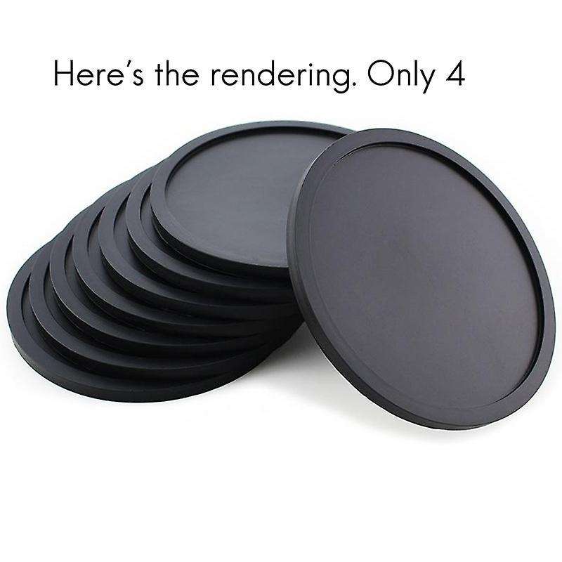 Silicone Drink Coasters Set Of 4, Coaster for Tabletope Protection