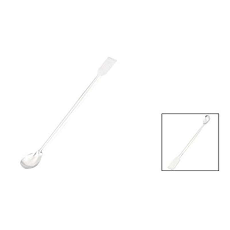 2x 22 Cm Spoon Shape Profile Strip Molded Item Decoration Silver
