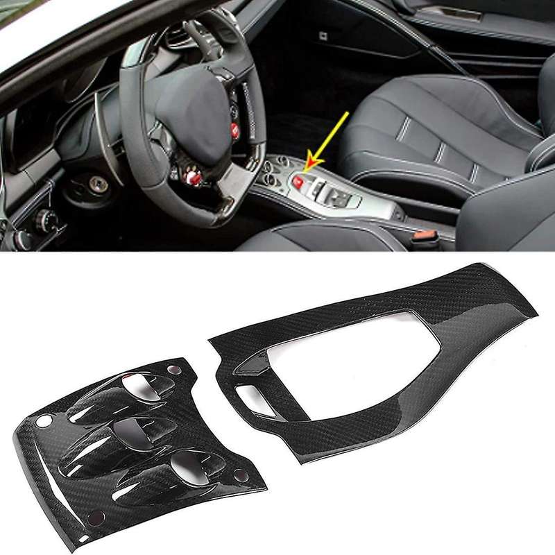 Gear Shift Panel Cover, Central Control Gear Shift Real Carbon Fiber