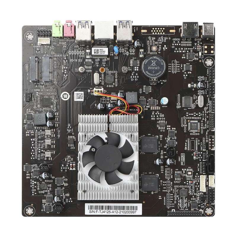 J4125 Embedded Industrial Control Motherboard Quad-core Four-thread