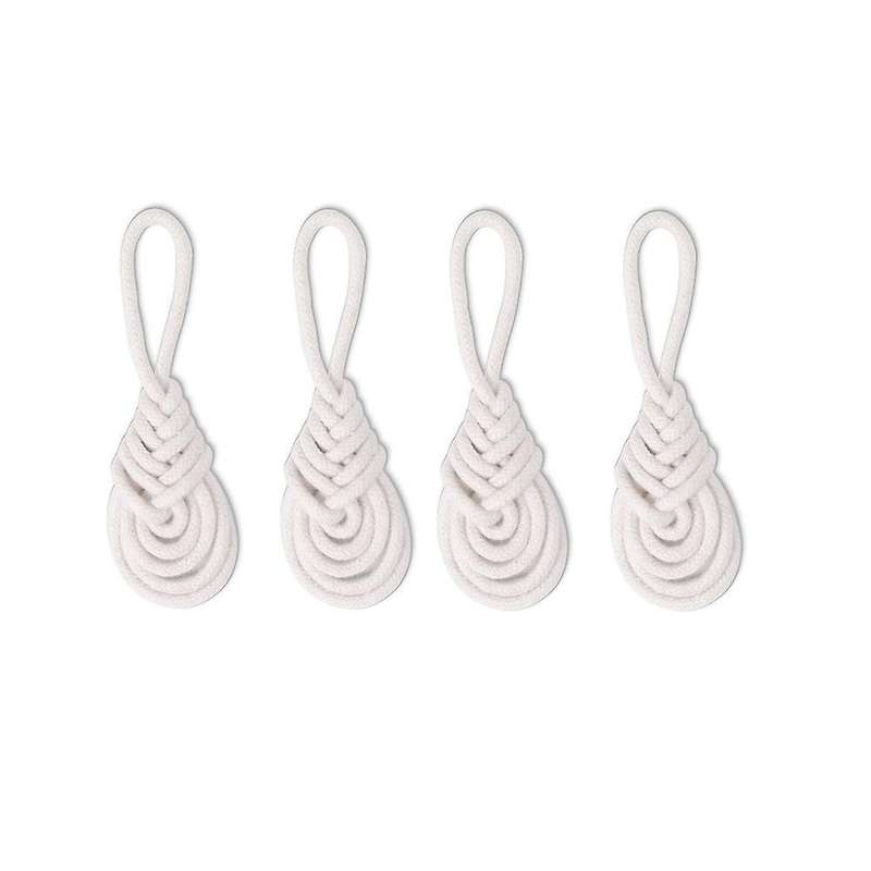 Cotton Rope Napkin Ring Set Of 4,pastoral Napkin Holders without Bead