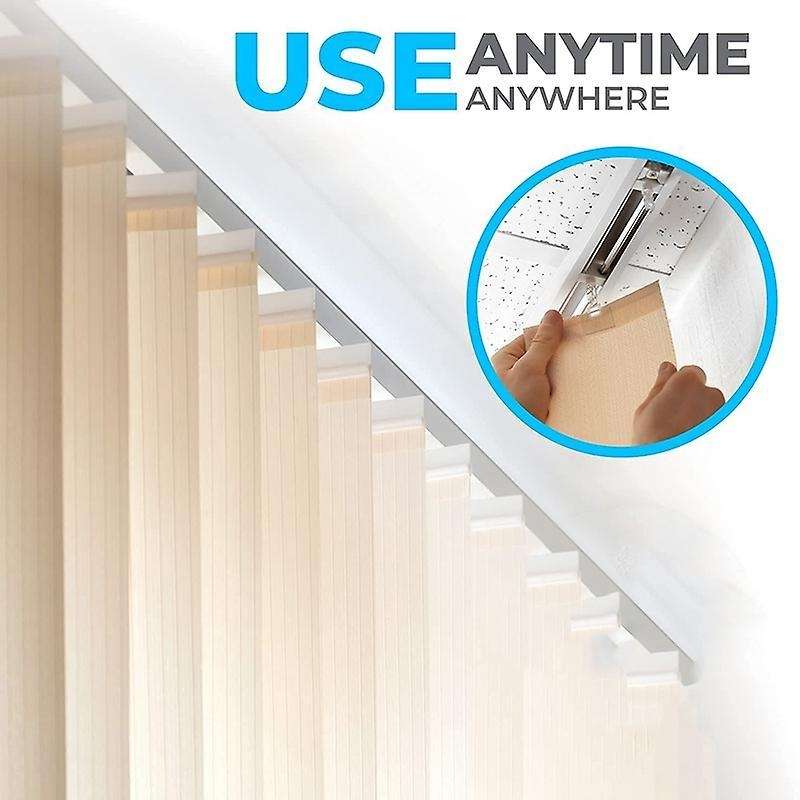 25 Sets Clear Vertical Blind Repair Tabs Vane Saver Repair Kit