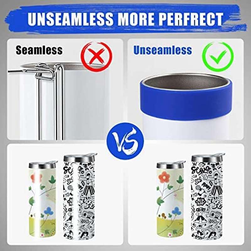 Silicone Bands for Sublimation Tumbler,2 Sizes Tight-fitting