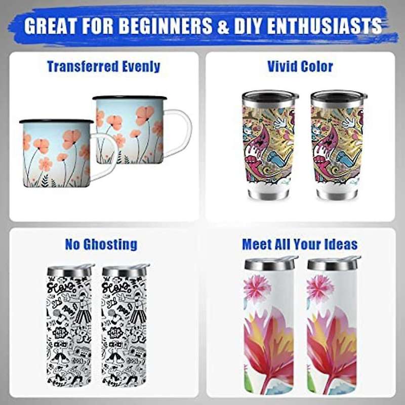 Silicone Bands for Sublimation Tumbler,2 Sizes Tight-fitting