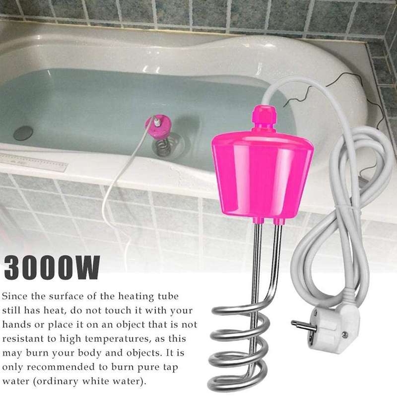 Warmwasserbereiter Fr Pool 3000w Edelstahl Tauchsieder Eu-stecker