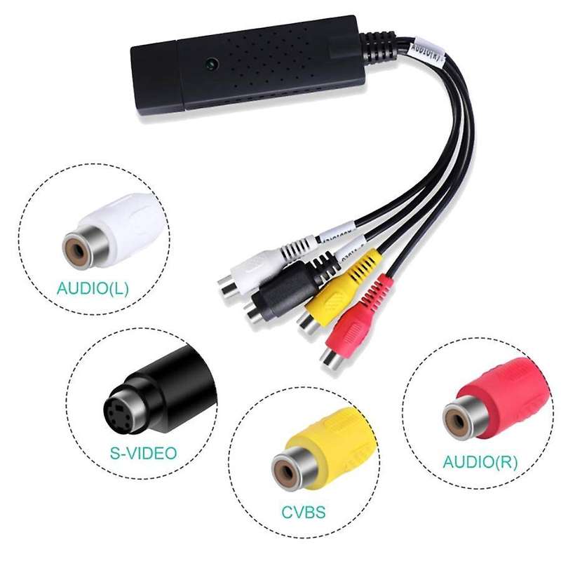 Vhs to Digital Converter Usb 2.0 Video Converter Audio Capture Card