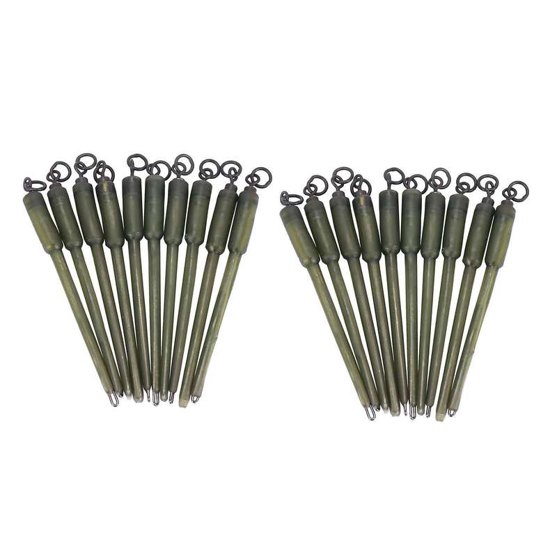 10pcs Carp Fishing Connector Swivels Pva Tube Bags Stems Solid Bag